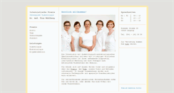 Desktop Screenshot of dr-tina-muehlberg.de