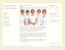 Tablet Screenshot of dr-tina-muehlberg.de